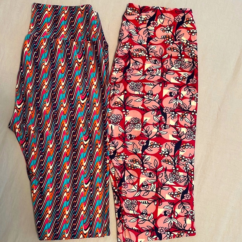 Bundle Of Lularoe Leggings Os - image 1